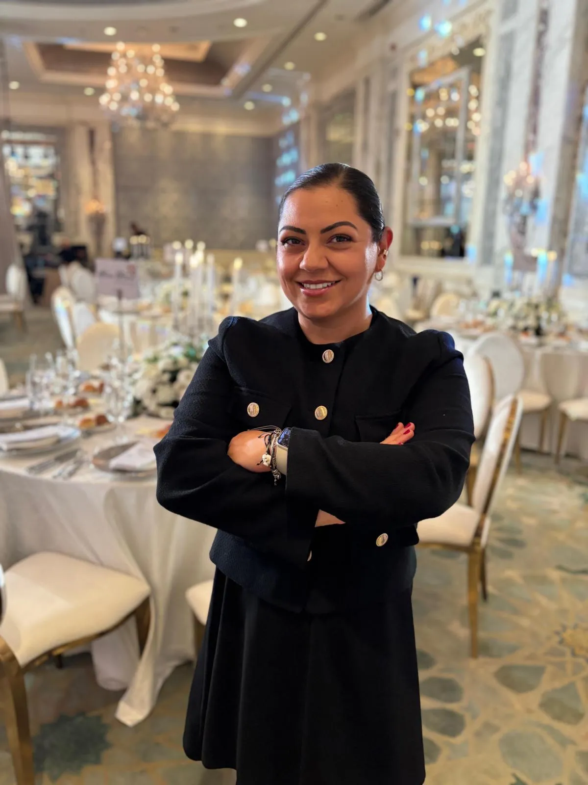 Aylin Yıldırım at an event venue